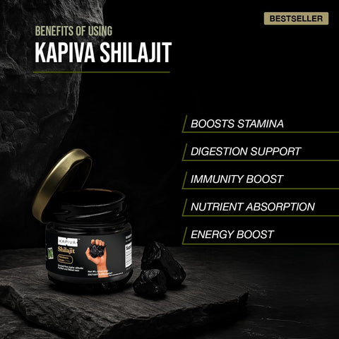 Kapiva Himalayan Shilajit Resin - Pure Ayurvedic Supplement - 20g - Image 6
