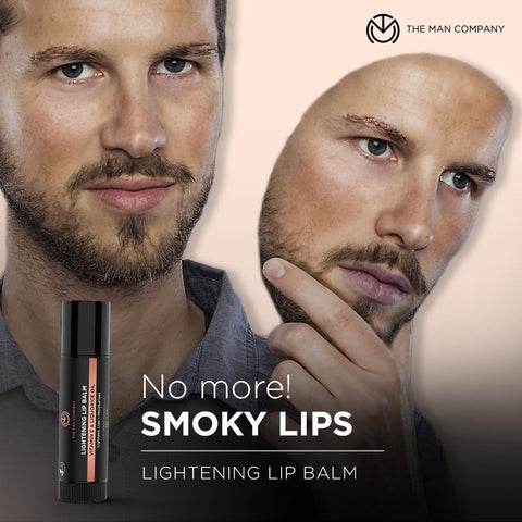 The Man Company Lightening Lip Balm with Vitamin E, Coconut & Olive Oil - 4gm - Image 5