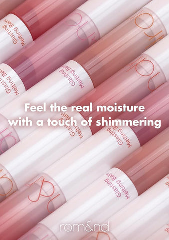 Rom&Nd Dewy & Glassy Tinted Lip Balm 01 Coco Nude - Vegan Formula - Image 6