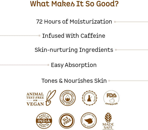 mCaffeine Choco Body Butter - Intense Moisturization, Cocoa Butter - 250g - Image 5