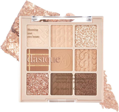 Dasique Shadow Palette #15 Beige Knit - Smooth Matte & Pearl - 9.2g