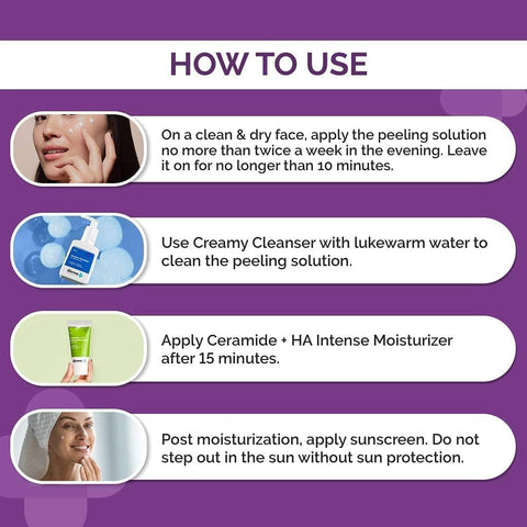 The Derma Co AHA + BHA Face Peeling Solution - 30ml - Image 6