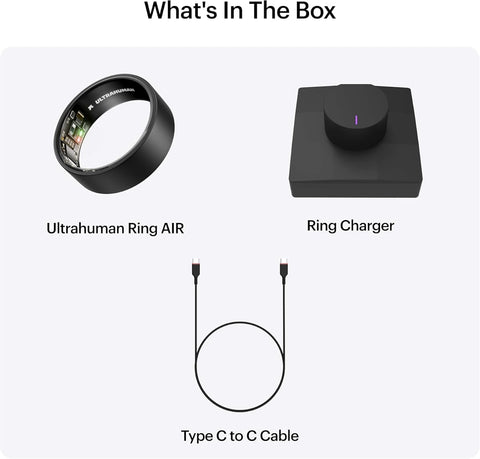 Ultrahuman Ring AIR Smart Ring - Track Sleep, HRV, Stress, Size 5 - Image 8