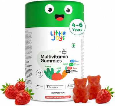 Little Joys Multivitamin Gummies for Kids - 11 Essential Nutrients, No Added Sugar, 30 Count