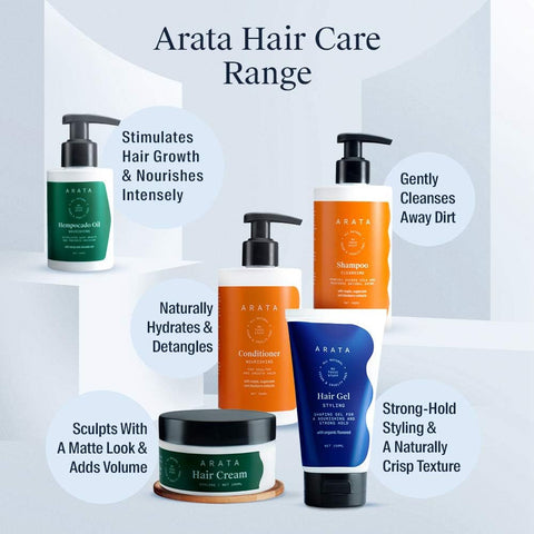Arata Natural Oil Control Cleansing Shampoo with Maple, Sugarcane & Blueberry - 300 ml - Image 7