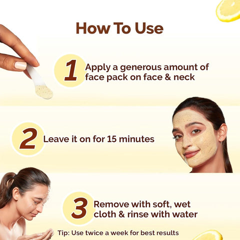 Mamaearth Vitamin C Face Mask - Skin Illumination with Turmeric & Kaolin Clay, 100g - Image 5