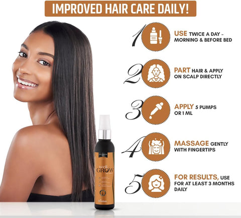 Brinton WellGrow Hair Growth Serum with Baicapil & Kerarice - 60mL - Image 5