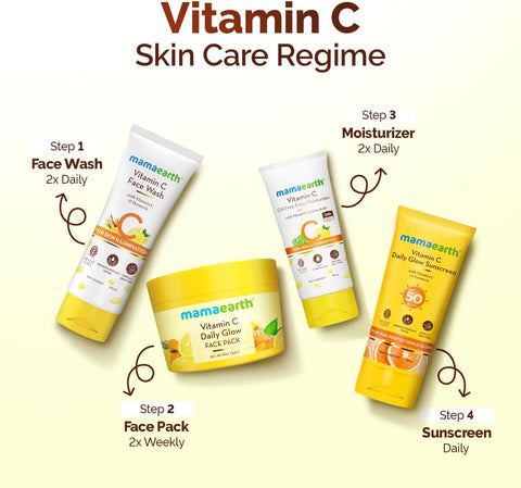 Mamaearth Vitamin C Daily Glow Sunscreen SPF 50, 50g - Image 5