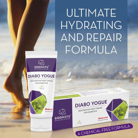 Siddhayu Diaboyogue Foot Cream - Intense Hydration for Diabetic Feet - 60g - Image 4