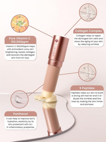 K-SECRET SEOUL 1988 Multi Balm with Collagen & Vitamin C for Wrinkle Care - 150,000ppm - Image 7