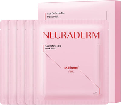 Neuraderm Age Defence Facial Sheet Mask - Lifting Peptide M.Biome-BTi - Pack of 5