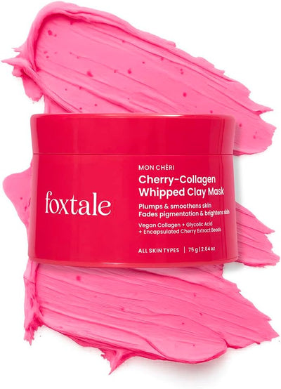 Foxtale Mon Cheri Cherry Collagen Whipped Clay Mask - 75g