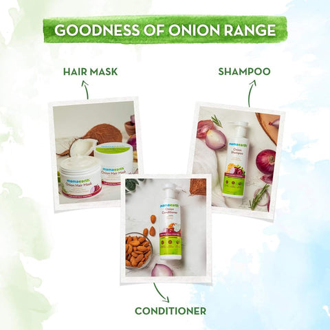 Mamaearth Onion Hair Mask - Hair Fall Control with Natural Ingredients - 200ml - Image 6