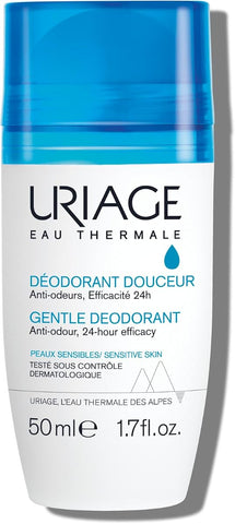 Uriage Gentle Deodorant Roll-On - Alcohol-Free, For Sensitive Skin - 50ml