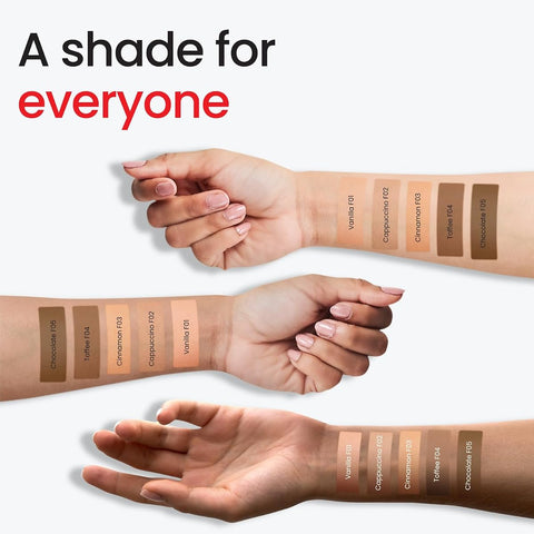 Color Cupid Truly Me Foundation with Hyaluronic Acid - Vanilla F01, 30ml - Image 4