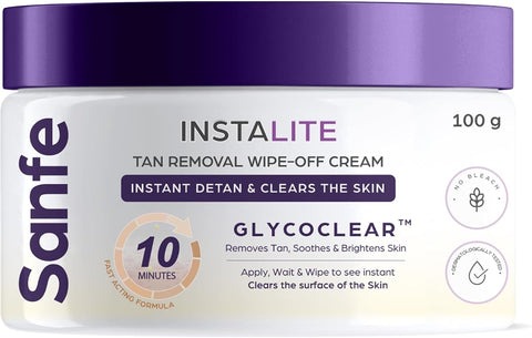 Sanfe Instalite Detan Cream with Glycoclear Technology - 100g