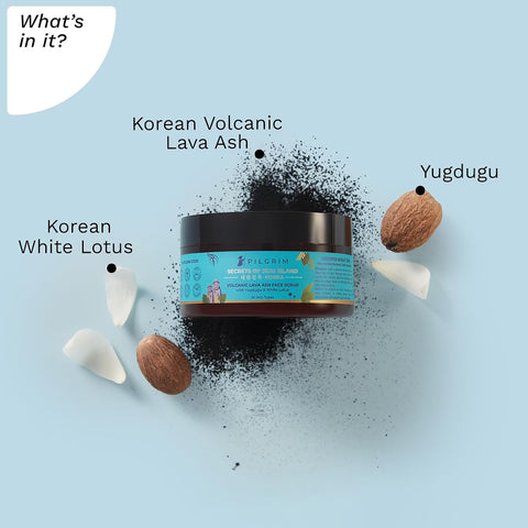 Pilgrim Volcanic Lava Face Scrub - Deep Cleansing Exfoliator - 100g - Image 3