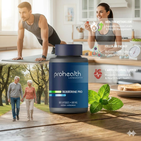 ProHealth Berberine Pro Capsules - Herbal Supplement with Alpha Lipoic Acid & Bioperine, 60 Count - Image 4