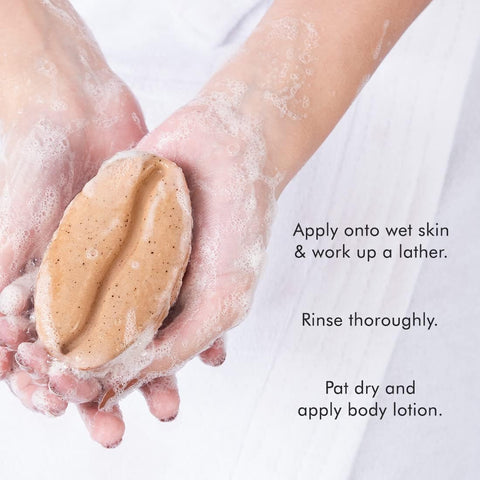 mCaffeine Exfoliating Coffee Bathing Bar - Vegan, Cruelty-Free - 100g - Image 6