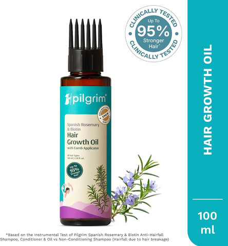Pilgrim Spanish Rosemary & Biotin Hair Growth Oil - 100ml - Image 5