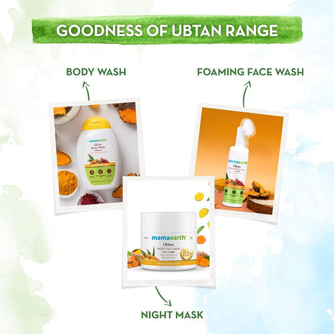 Mamaearth Ubtan Ultra Light Gel Oil-Free Face Moisturizer with Turmeric & Saffron, 200ml - Image 5