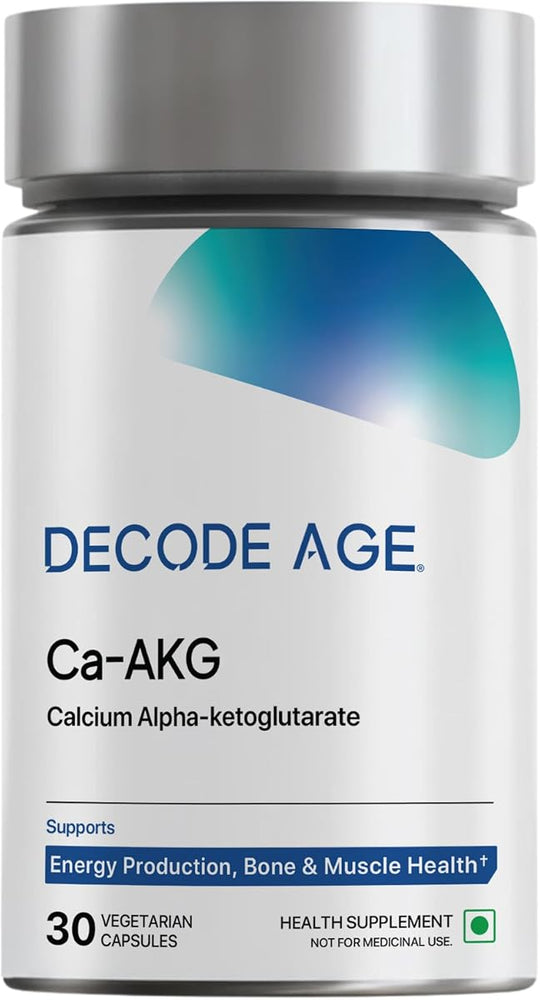 Decodeage Calcium Alpha-Ketoglutarate (Ca-AKG) Capsules - 30 Capsules