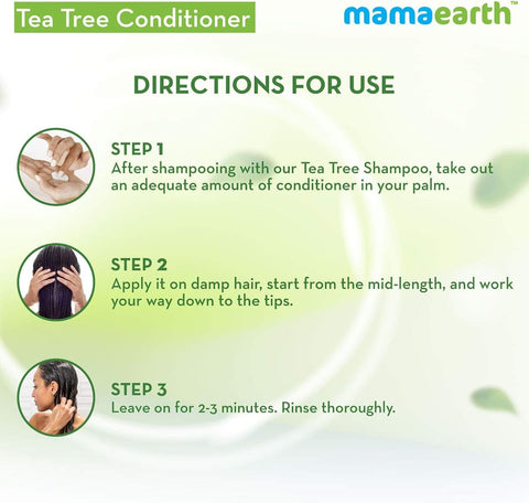 Mamaearth Tea Tree Conditioner - Nourishing & Silicone-Free - 250ml - Image 6