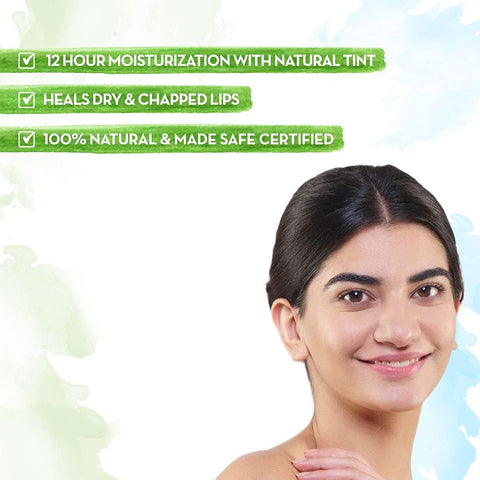 Mamaearth Cherry Tinted Lip Balm - Natural Ingredients, 12-Hour Moisturization, 2g - Image 4