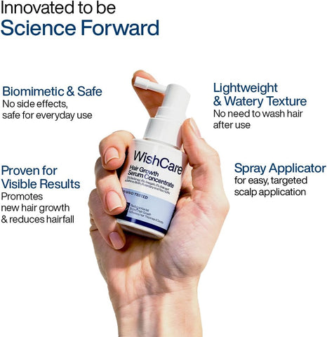 WishCare Hair Growth Serum Concentrate - Redensyl & Anagain, 30ml - Image 8