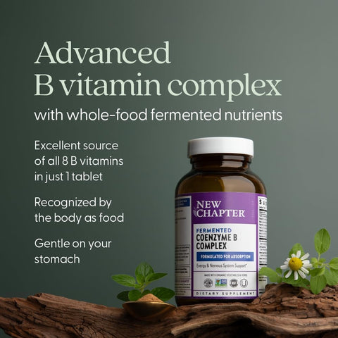 NEW CHAPTER Fermented Vitamin B Complex, 30 Count