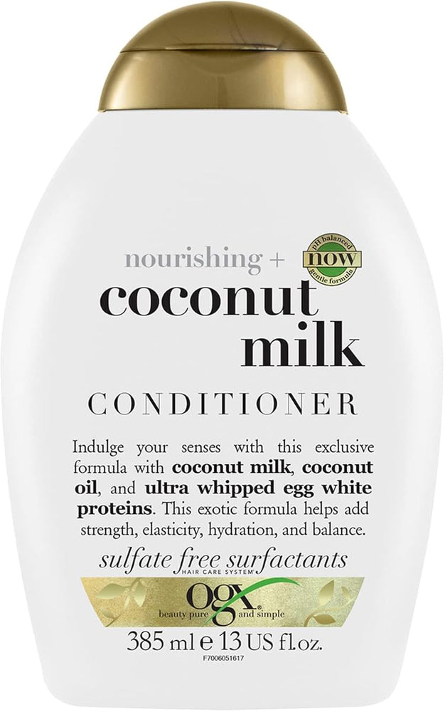 OGX Nourishing Coconut Milk Conditioner - Hydrating, Paraben-Free - 384.5 ml
