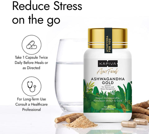 Kapiva Shilajit Gold - Herbal Ayurvedic Capsules, 60 Count - Image 4