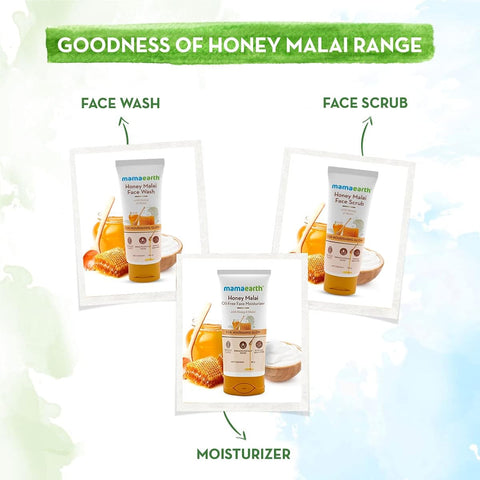 Mamaearth Honey Malai Face Wash - Honey & Malai Enriched Cleanser, 100 ml - Image 6