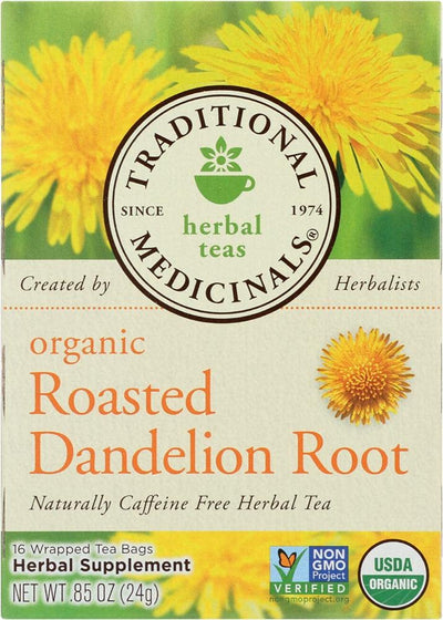 Traditional Medicinals Dandelion Leaf & Root 16 Tea Bags: 00235