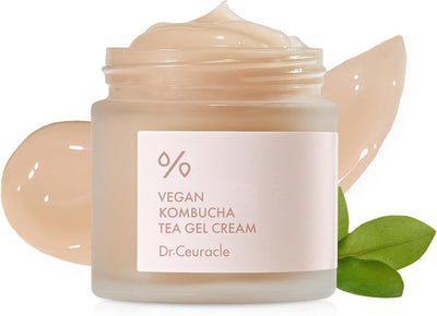 Dr.Ceuracle Vegan Kombucha Tea Gel Cream - Vegan Tea Complex Moisturiser, 75g