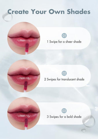 Rom&Nd Dewy·Ful Water Tint - Murmur Pink - Hydrating Colour Cosmetic, 1 Unit - Image 6