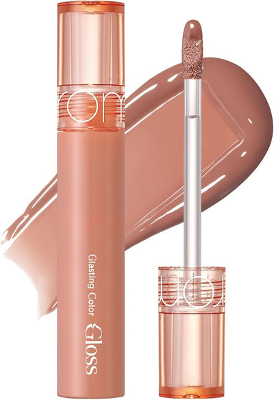 Rom&Nd Glasting Colour Gloss 02 Nutty Vague - High Shine Lip Gloss