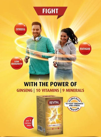 Revital Ginseng Plus Vitamins & Minerals Capsules - 30 Count - Image 7