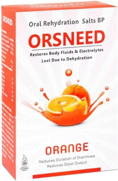 ORS Orange Oral Rehydration Salts BP Sachets - 4.2g, 10 Pack