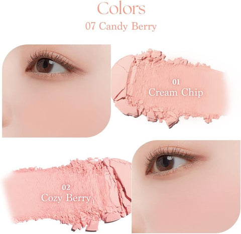 Dasique Blending Mood Cheek Palette #07 Candy Berry - Vegan, 4 Shades - Image 3
