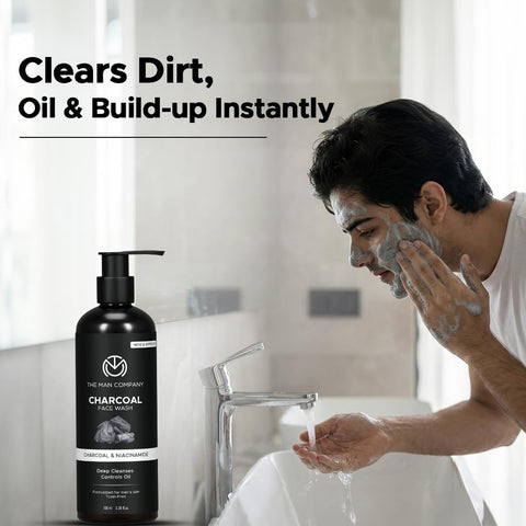 The Man Company Face Wash - Charcoal, Ylang Ylang & Argan, 100ml - Image 7