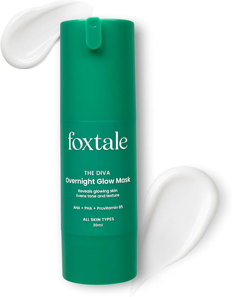 Foxtale Overnight Glow Mask with AHAs and PHAs - 30ml