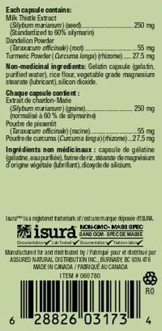 Ultimate Milk Thistle Plus - Herbal Capsules, 60 Count, 150 mg Silymarin - Image 2