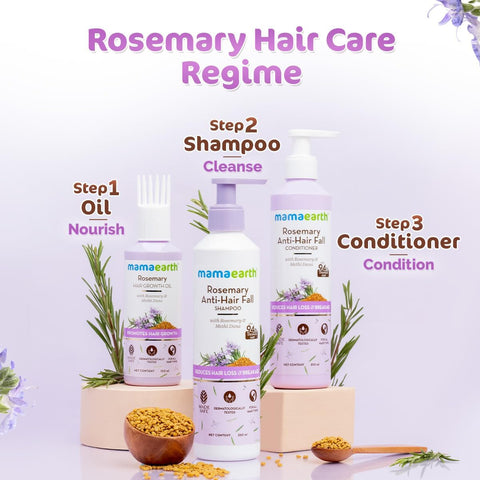 Mamaearth Rosemary Hair Growth Oil - With Methi Dana & Curry Leaves, 150ml - Image 8