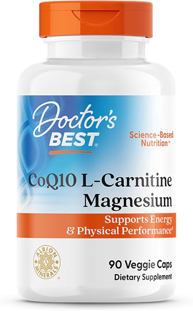 Dr Best CoQ10 L-Carnitine Magnesium Veggie Capsules - 90 Count