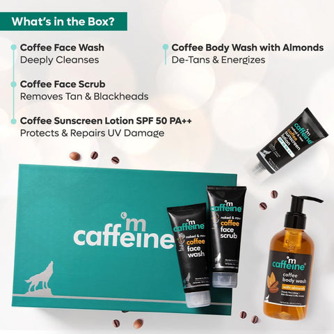 mCaffeine Coffee Moment Skin Care Gift Kit - Starter Kit with SPF 50 - Image 3