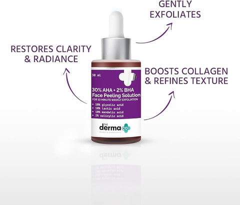 The Derma Co AHA + BHA Face Peeling Solution - 30ml - Image 3
