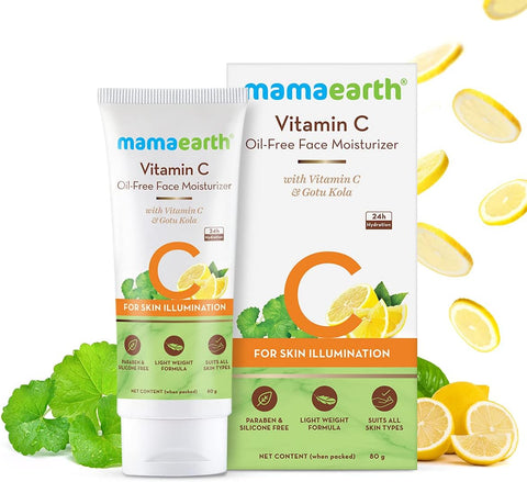 Mamaearth Vitamin C Oil-Free Face Moisturizer with Gotu Kola - 80g - Image 2