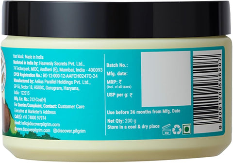 Pilgrim Patuá & Keratin Strengthening Hair Mask - 200g - Image 7