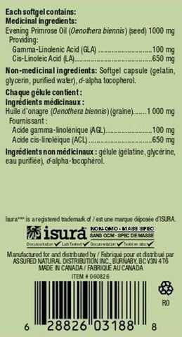 Ultimate Evening Primrose Oil 1000mg, 90 Softgels - Hormonal Balance - Image 2